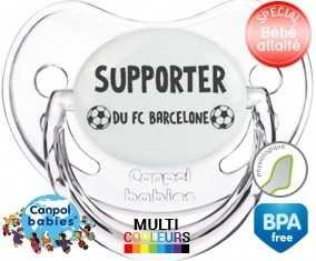 Foot supporter fc barcelone: Sucette Physiologique