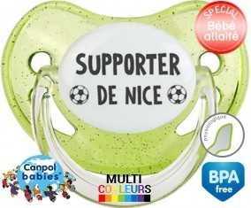 Foot supporter nice: Sucette Physiologique personnalisée -