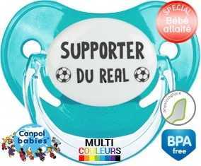 Foot supporter real madrid : Sucette Physiologique personnalisée