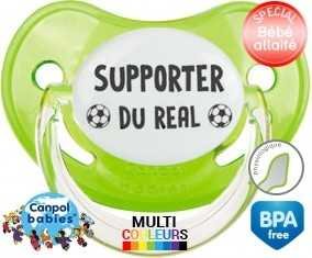 Foot supporter real madrid: Sucette Physiologique personnalisée