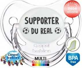 Foot supporter real madrid: Sucette Physiologique personnalisée