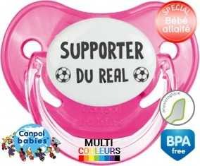 Foot supporter real madrid: Sucette Physiologique personnalisée