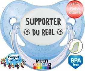 Foot supporter real madrid: Sucette Physiologique personnalisée