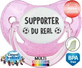 Foot supporter real madrid: Sucette Physiologique personnalisée