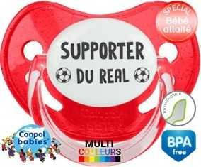 Foot supporter real madrid: Sucette Physiologique personnalisée