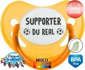 Foot supporter real madrid: Sucette Physiologique personnalisée