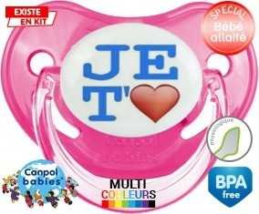 Je t'aime modèle garçon: Sucette Physiologique-su7.fr