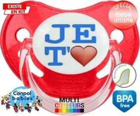 Je t'aime modèle garçon: Sucette Physiologique-su7.fr