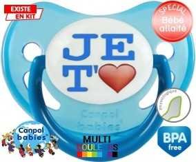 Je t'aime modèle garçon: Sucette Physiologique-su7.fr