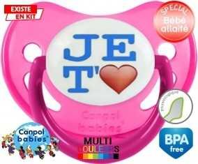 Je t'aime modèle garçon: Sucette Physiologique-su7.fr