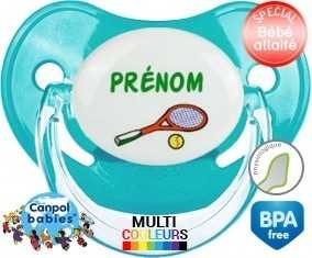 Tennis + prénom: Sucette Physiologique-su7.fr