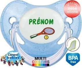 Tennis + prénom: Sucette Physiologique-su7.fr
