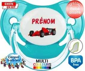 Formule 1 + prénom : Sucette Physiologique personnalisée