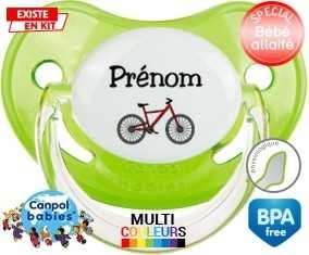 Vélo + prénom: Sucette Physiologique-su7.fr