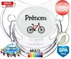 Vélo + prénom: Sucette Physiologique-su7.fr