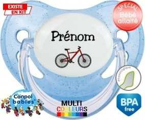 Vélo + prénom: Sucette Physiologique-su7.fr