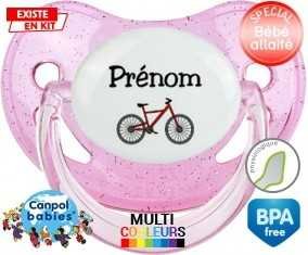 Vélo + prénom: Sucette Physiologique-su7.fr