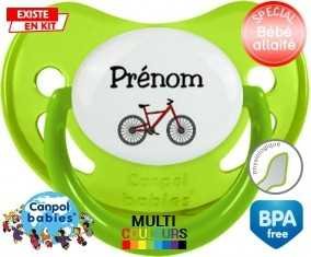 Vélo + prénom: Sucette Physiologique-su7.fr