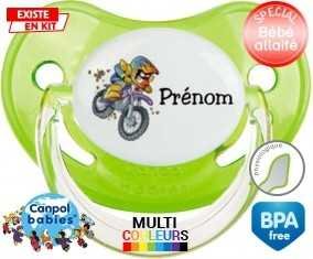 Moto et style1 + prénom: Sucette Physiologique-su7.fr