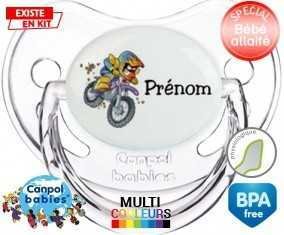Moto et style1 + prénom: Sucette Physiologique-su7.fr