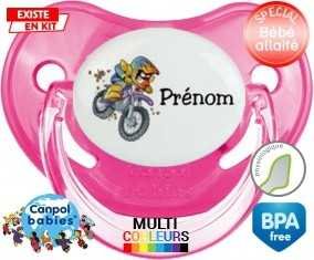 Moto et style1 + prénom: Sucette Physiologique-su7.fr