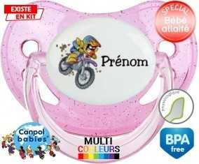 Moto et style1 + prénom: Sucette Physiologique-su7.fr