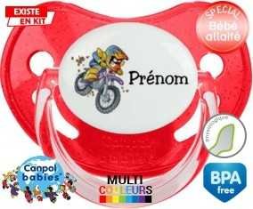 Moto et style1 + prénom: Sucette Physiologique-su7.fr