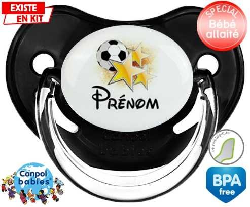 Foot étoile + prénom: Sucette Physiologique-su7.fr