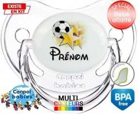 Foot étoile + prénom: Sucette Physiologique-su7.fr
