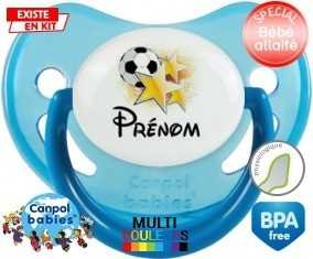 Foot étoile + prénom: Sucette Physiologique-su7.fr