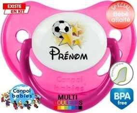 Foot étoile + prénom: Sucette Physiologique-su7.fr