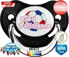 Baby parisienne ballon: Sucette Physiologique personnalisée -