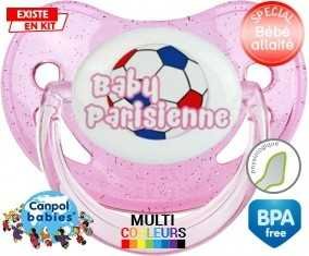 Baby parisienne ballon: Sucette Physiologique personnalisée -