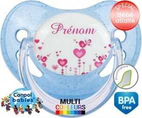 Oiseaux rose + prénom: Sucette Physiologique-su7.fr