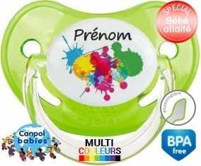 Couleur + prénom: Sucette Physiologique-su7.fr