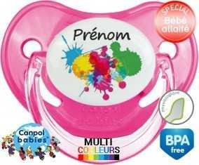 Couleur + prénom: Sucette Physiologique-su7.fr