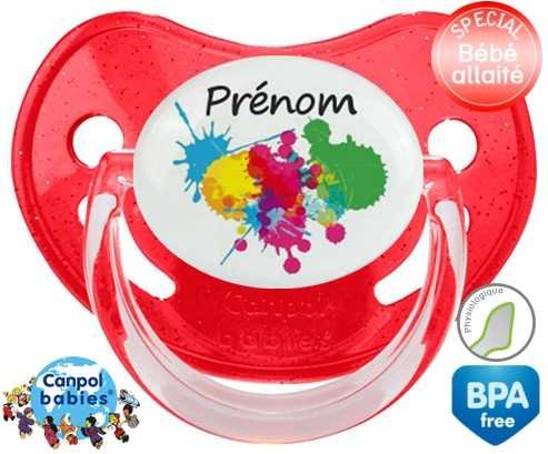 Couleur + prénom: Sucette Physiologique-su7.fr