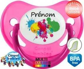 Couleur + prénom: Sucette Physiologique-su7.fr