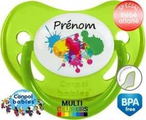 Couleur + prénom: Sucette Physiologique-su7.fr