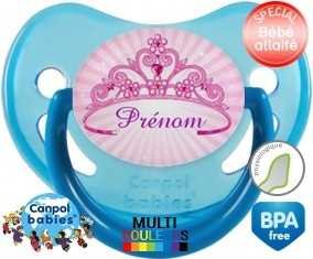 Couronne princesse + prénom: Sucette Physiologique-su7.fr