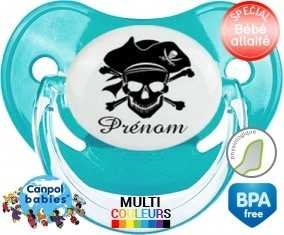 Pirate style2 + prénom: Sucette Physiologique-su7.fr