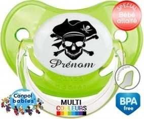 Pirate style2 + prénom: Sucette Physiologique-su7.fr