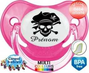 Pirate style2 + prénom: Sucette Physiologique-su7.fr