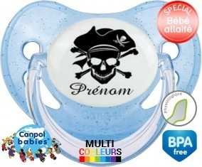 Pirate style2 + prénom: Sucette Physiologique-su7.fr