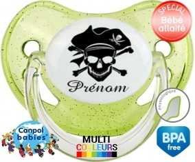 Pirate style2 + prénom: Sucette Physiologique-su7.fr