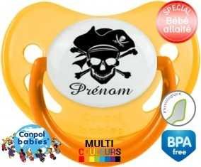 Pirate style2 + prénom: Sucette Physiologique-su7.fr