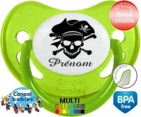 Pirate style2 + prénom: Sucette Physiologique-su7.fr