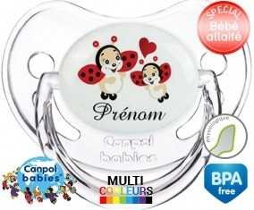 Coccinelles + prénom: Sucette Physiologique-su7.fr