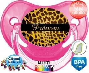 Leopard + prénom: Sucette Physiologique-su7.fr