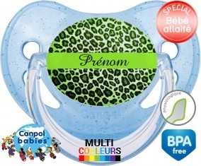 Penthere verte + prénom: Sucette Physiologique-su7.fr